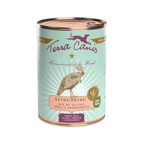Terra Canis Grainfree Turkey with Celery - 6x 400g
