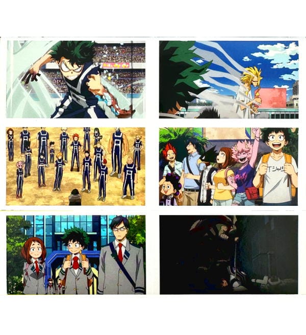 Panini My Hero Academia Stickers & Cards - German Album + Box with 36 Packets