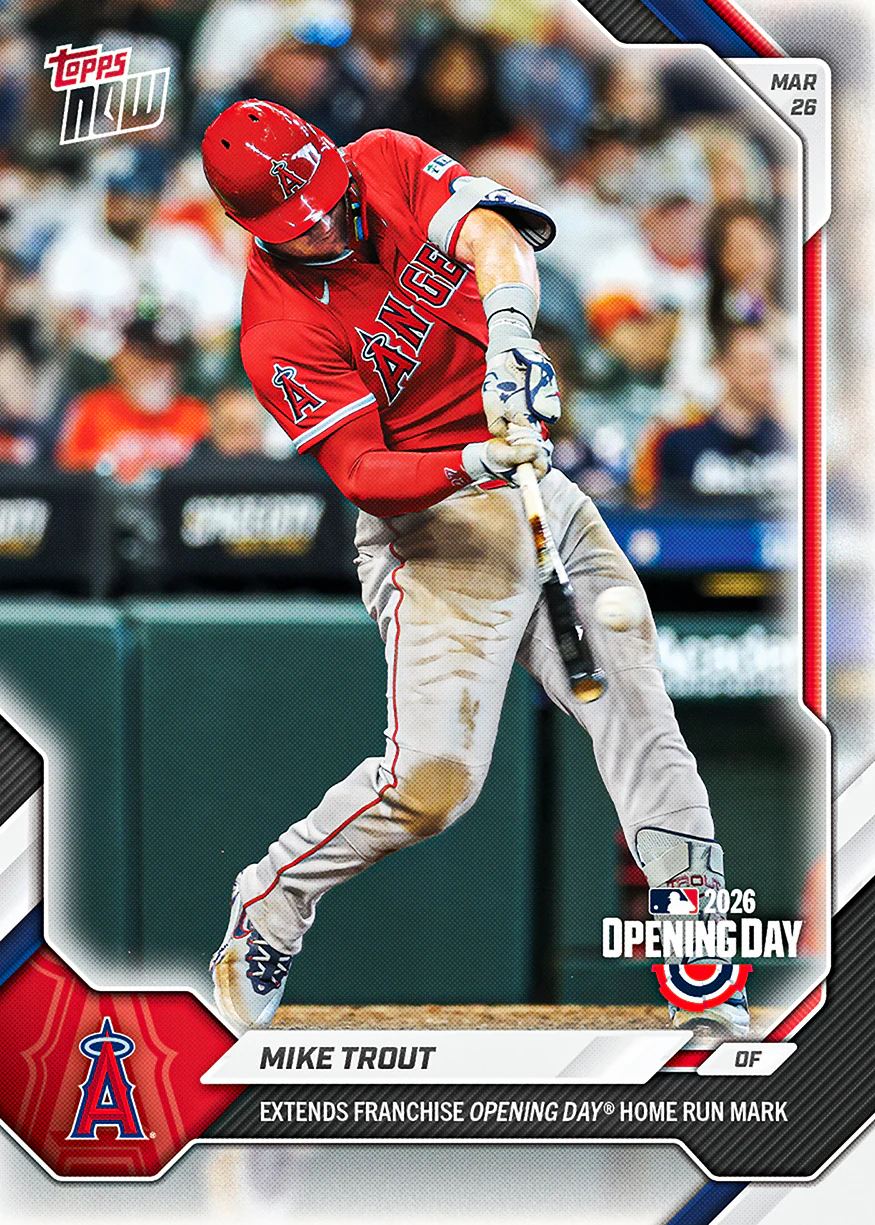 Mike Trout - 2026 MLB Topps NOW® - Card 6 - PR: 1948