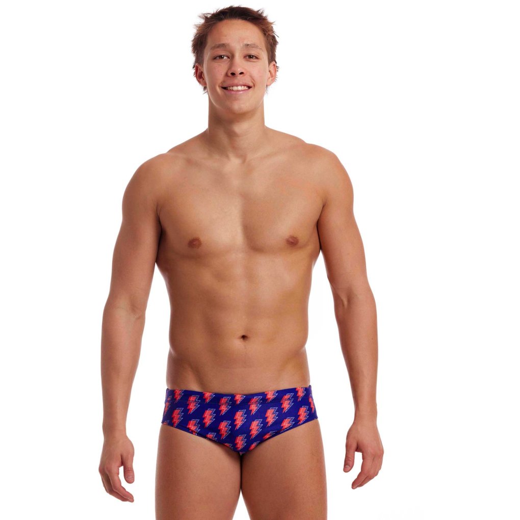 Funky Trunks Classic Eco Swim Briefs Men - Flash