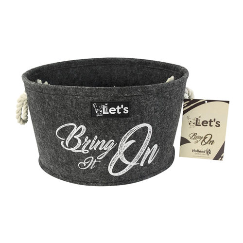 Let's Stuff It Storage Basket - Grey