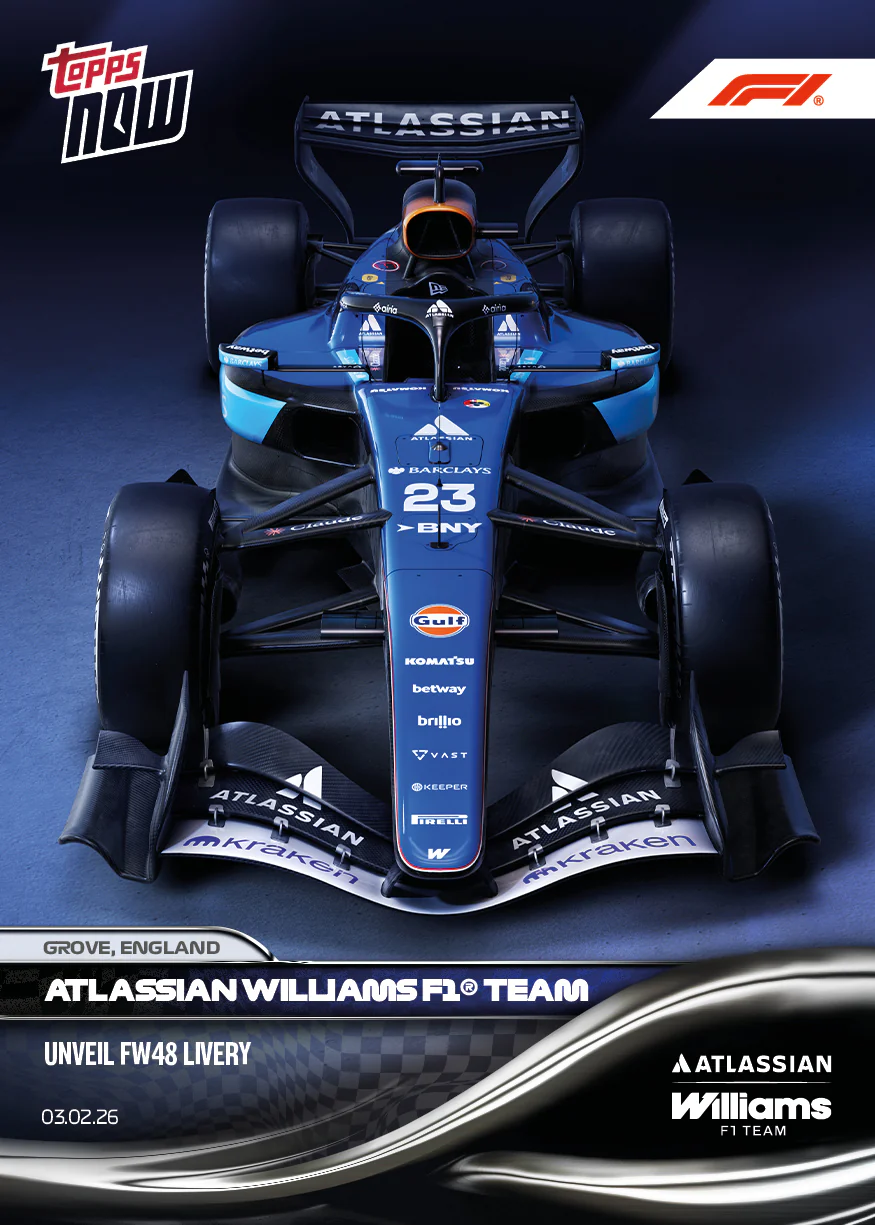 Atlassian Williams F1 Team - 2026 Formula 1® Topps NOW® - Card 8