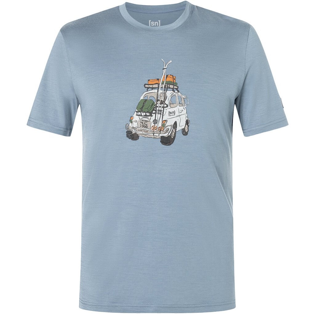 SUPER.NATURAL Carski Tee Men - Flint Stone/Various