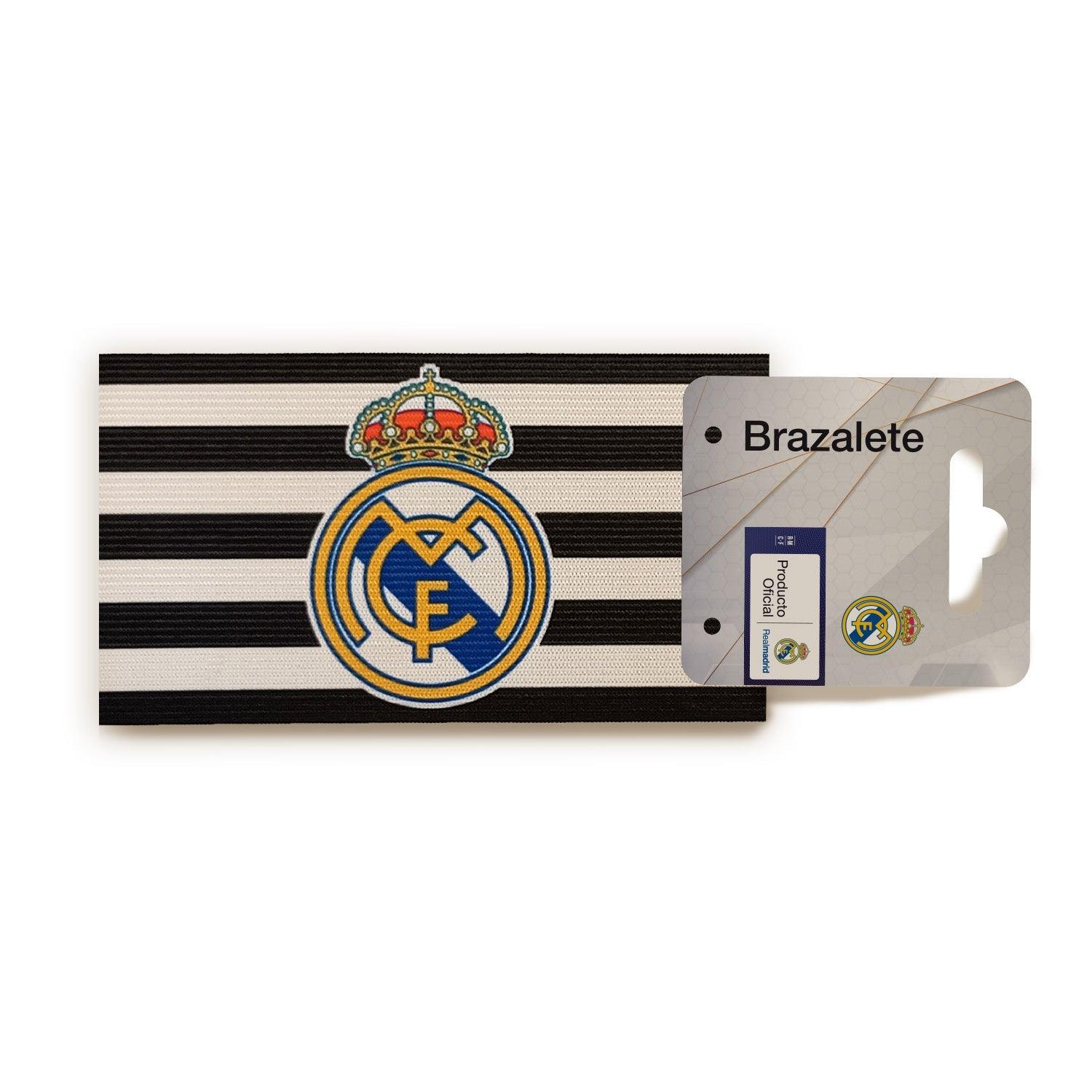 Captain Armband Adult Real Madrid Crest Black/White