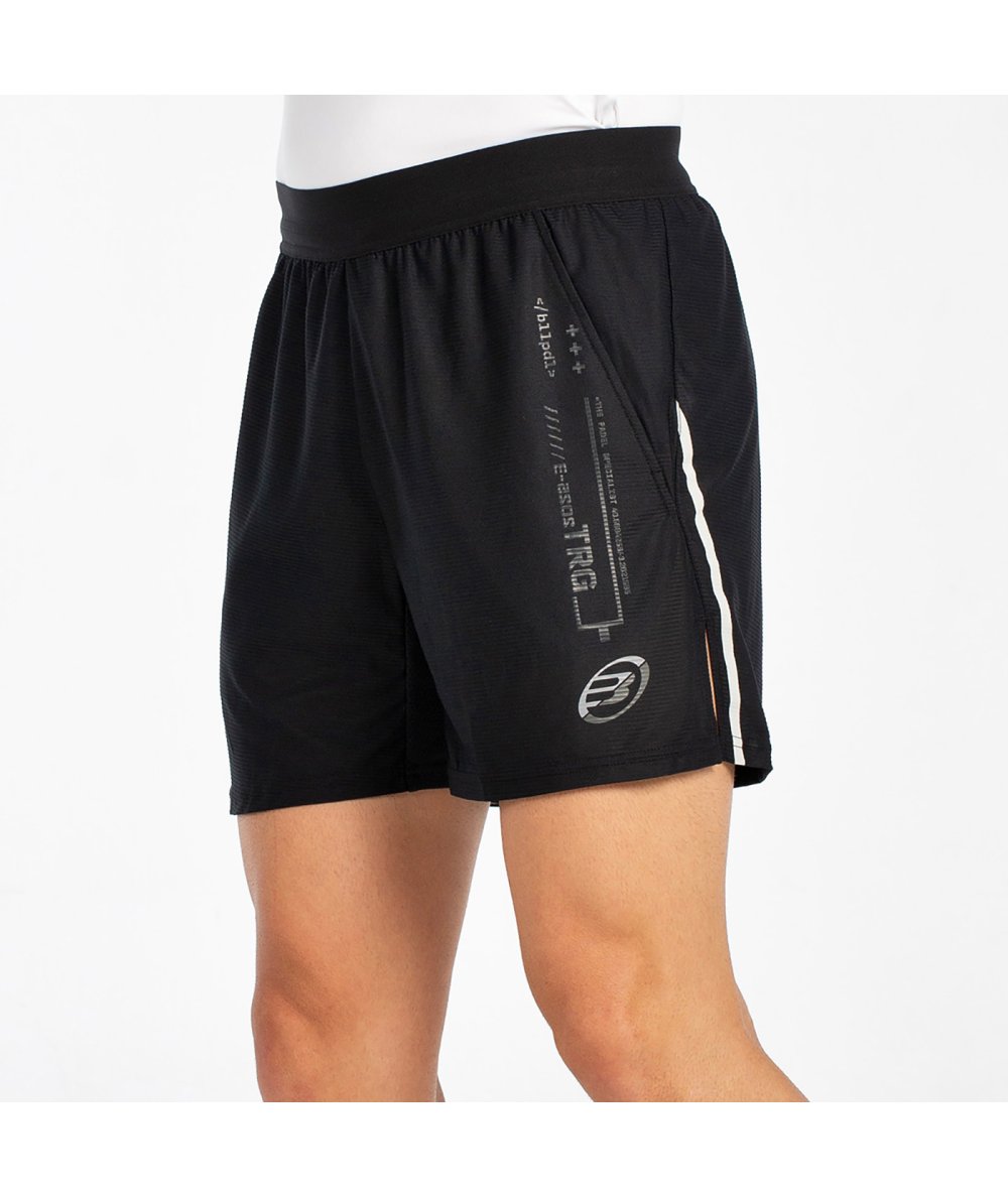 SHORTS BULLPADEL BLANCOS BLACK
