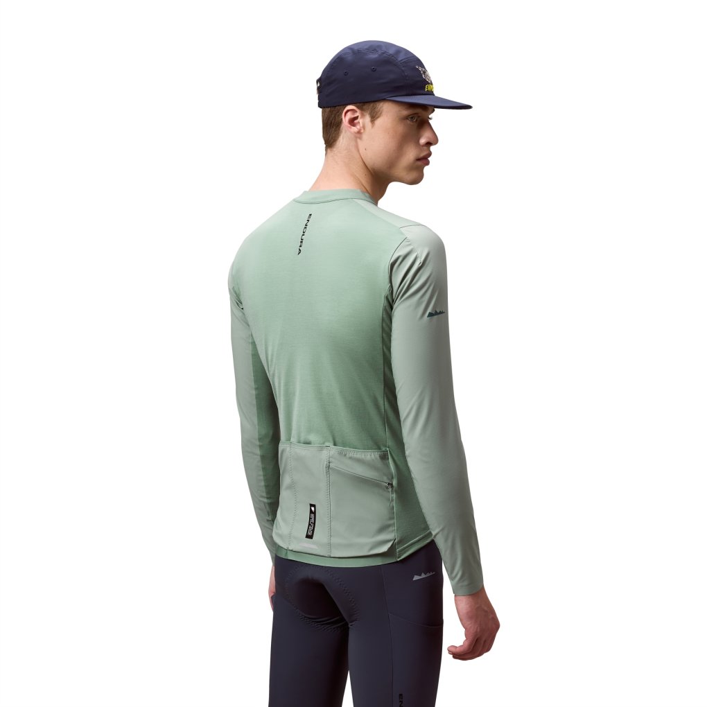Endura Alltrack Ride Long Sleeve Jersey Men - sage green