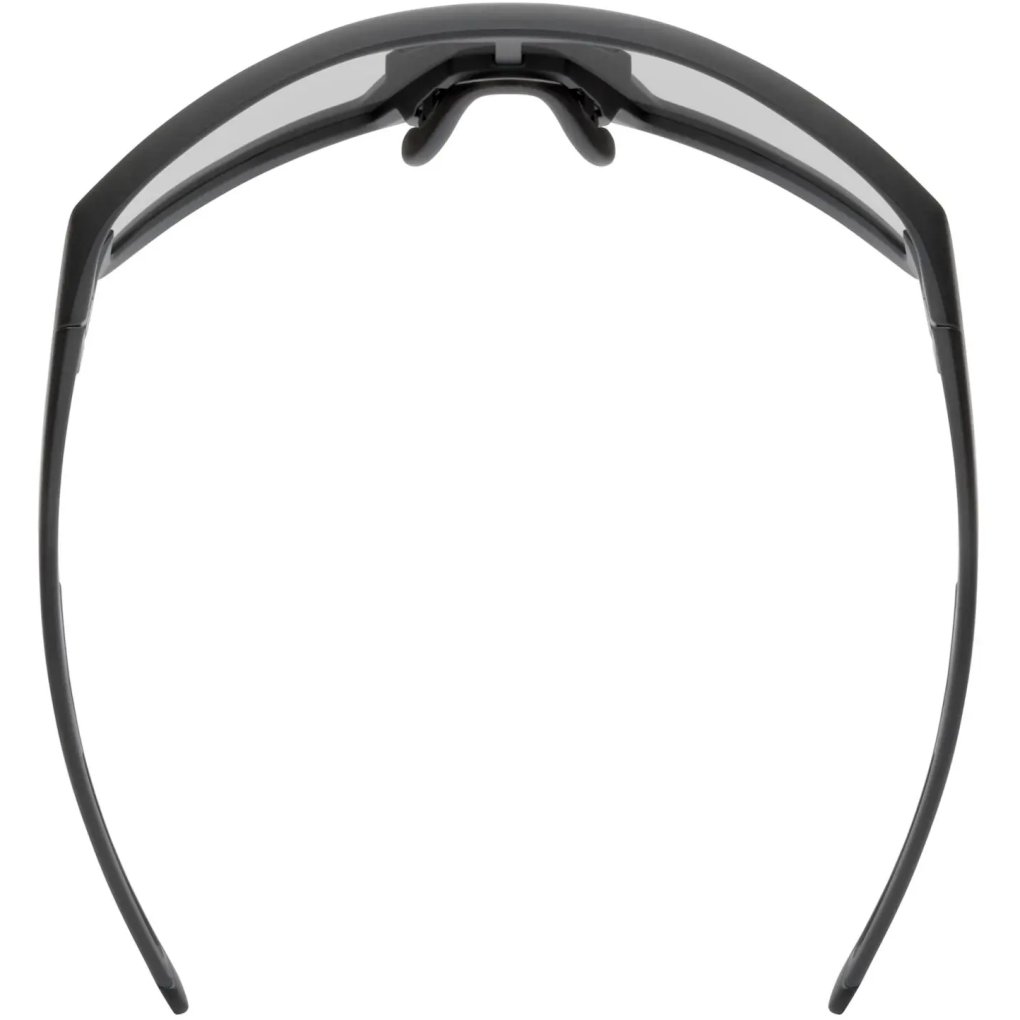 Uvex skyryse Cycling Glasses - black matt/mirror silver