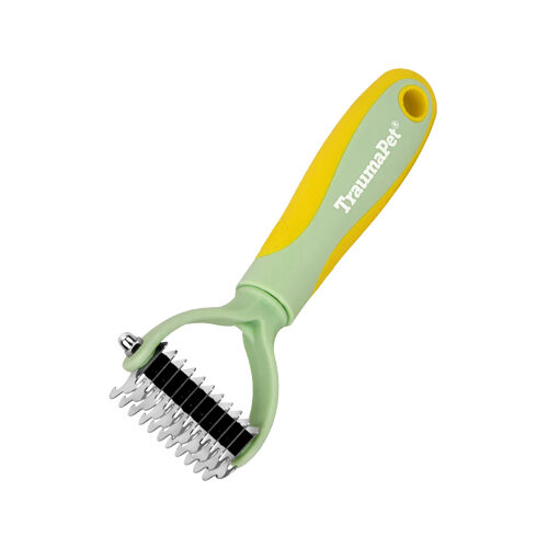 TraumaPet Double-Sided Undercoat Comb