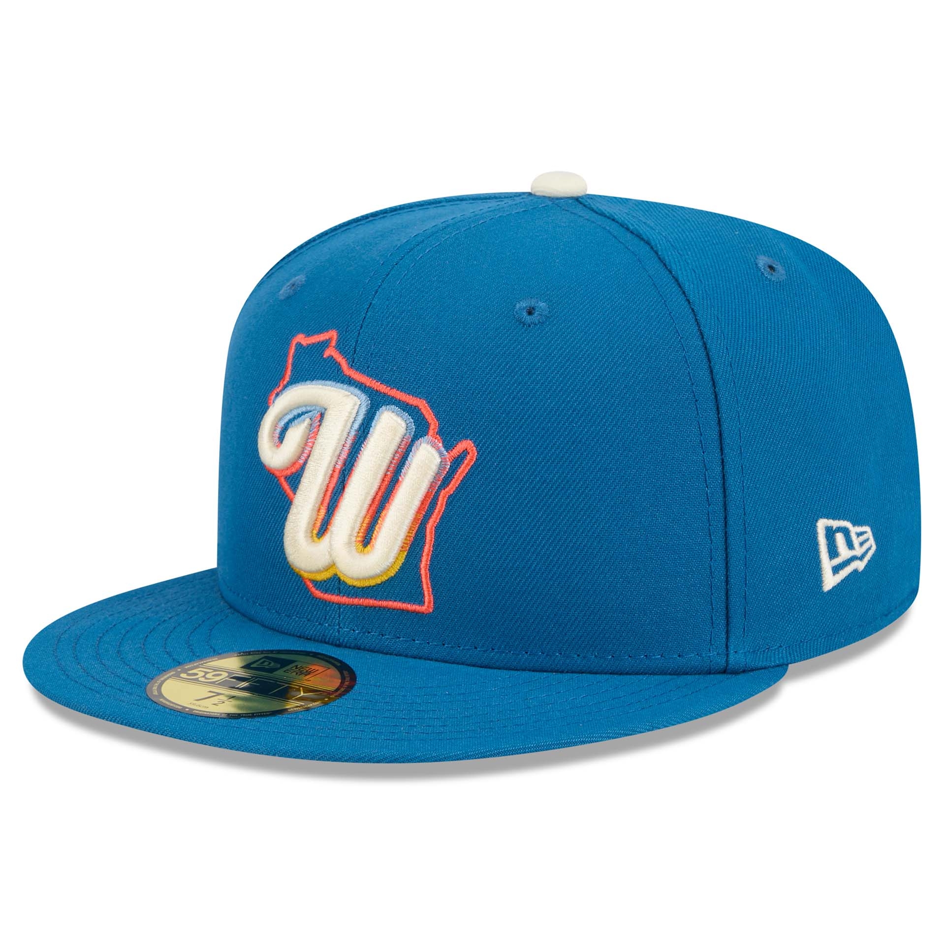 Milwaukee Brewers MLB Authentic City Connect 59FIFTY Fitted Cap Blue