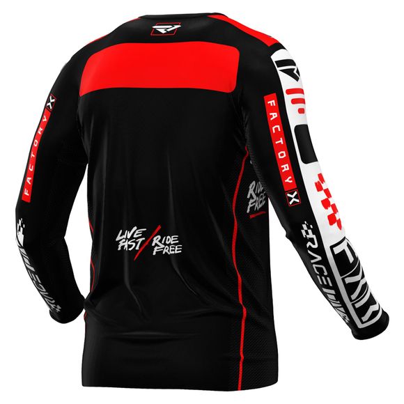 FXR PODIUM GLADIATOR 24 2024 cross jersey - Black / RedRef: FXR0455