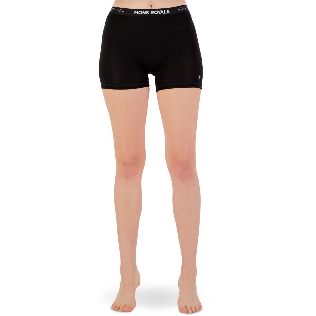 Mons Royale Hannah Merino Hot Pants Women - black