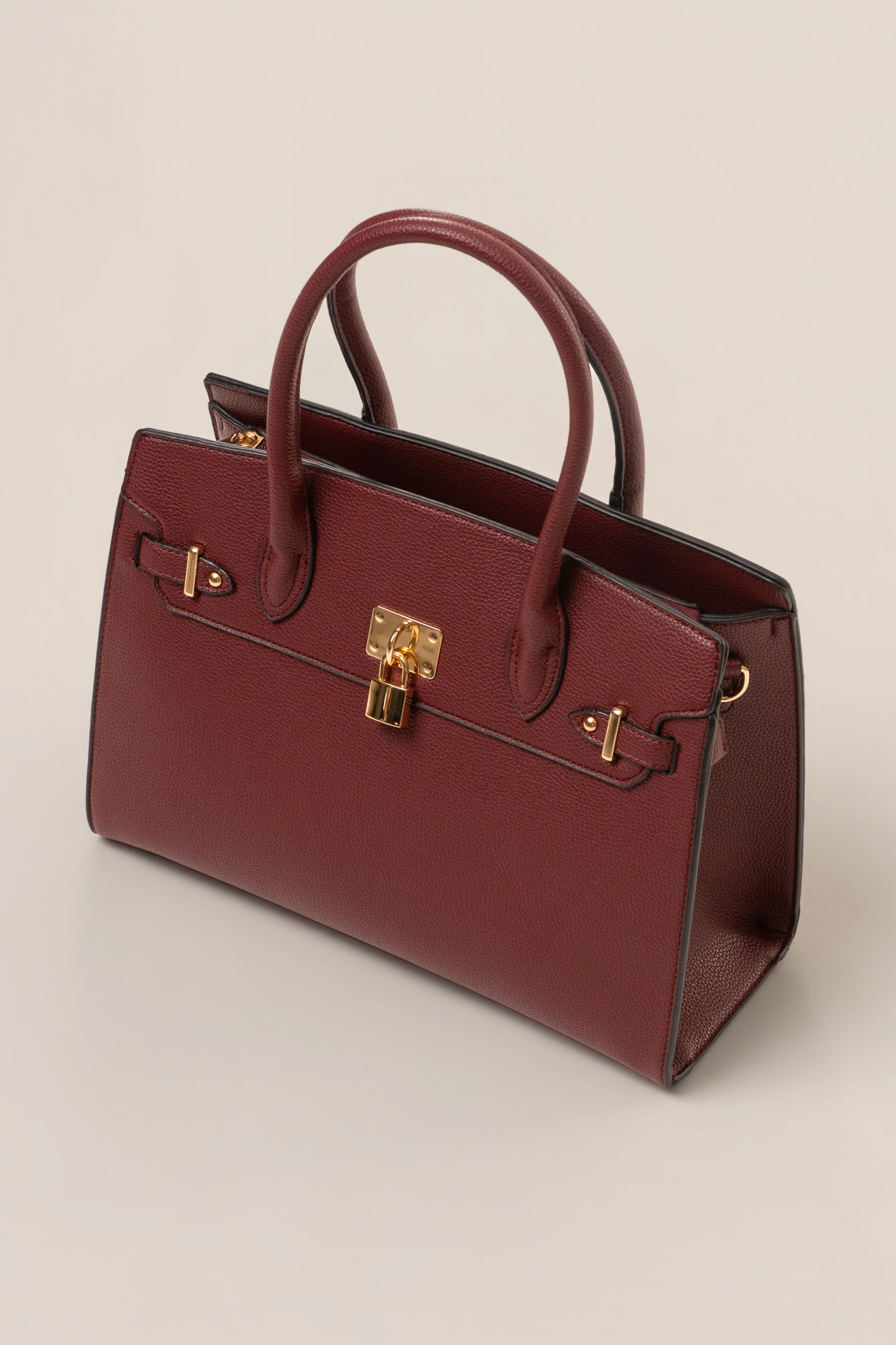 Burgundy Alva Handbag