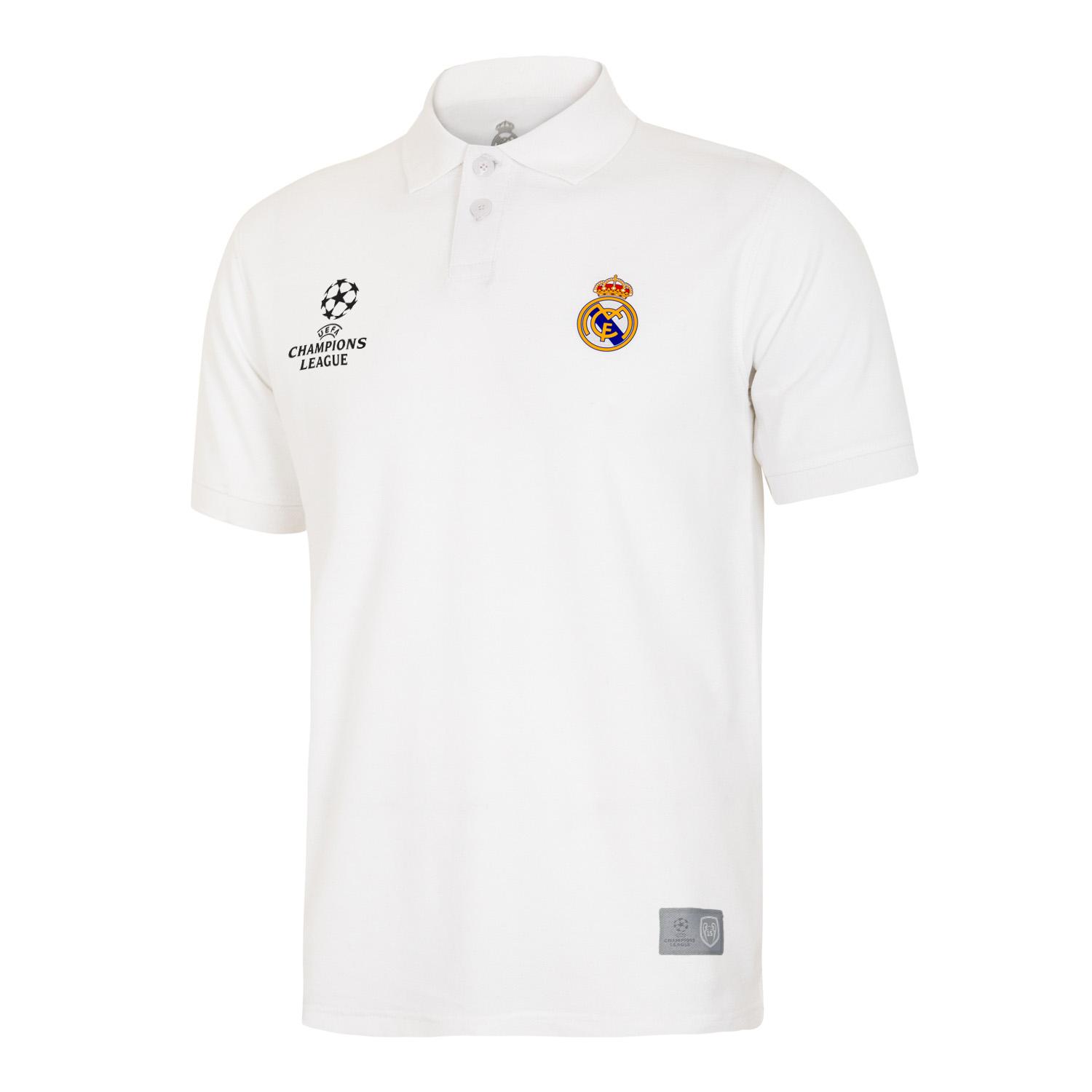 Mens Polo Shirt White | UEFA Champions League 15