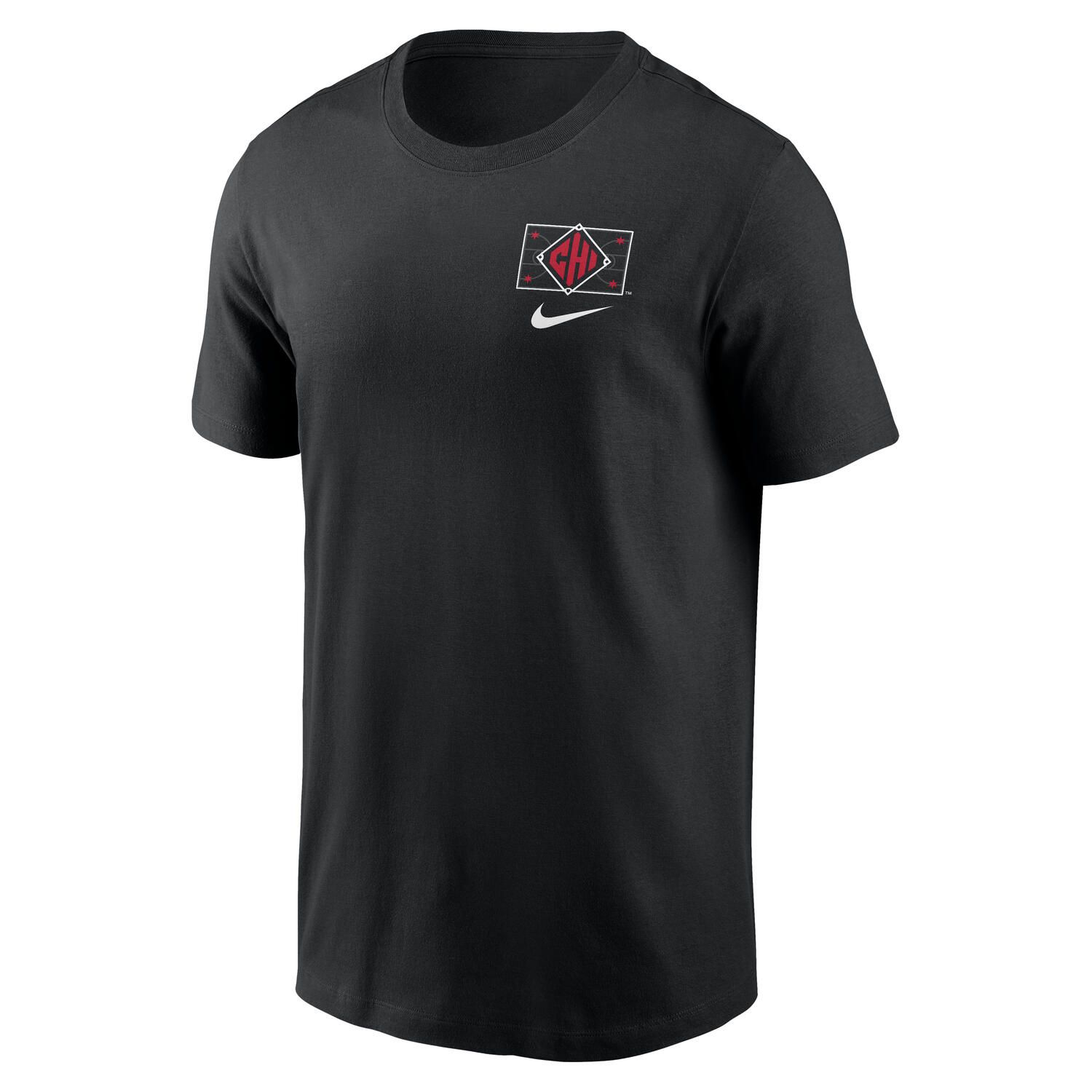 Chicago White Sox City Connect 2-Hit Nike Cotton T-Shirt Black