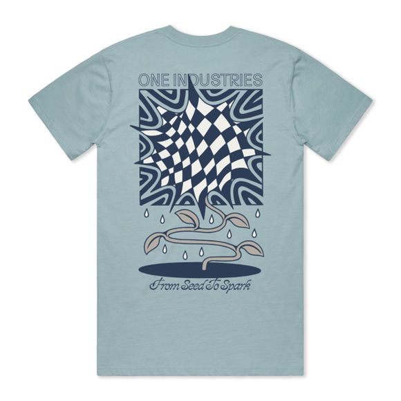 T -shirt Short sleeves One Industries Bloom - BlueRef: OI0349