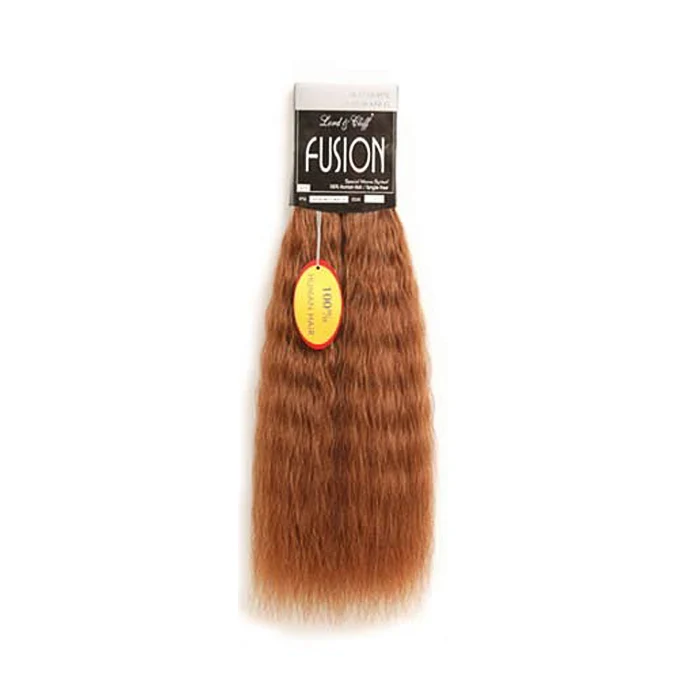 Lord & Cliff Fusion Glue Tip 100% Remy Human Hair Extension Weave - WET & WAVE 16
