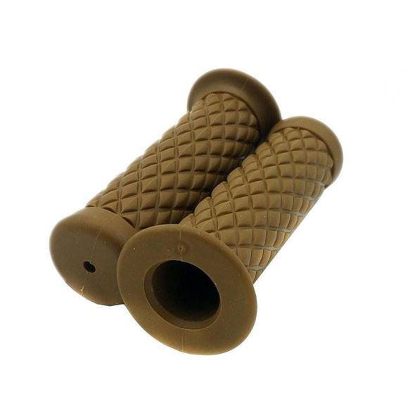 Brazoline VINTAGE LOSANGE Universal handlebar grips - BrownRef: BRZ0007