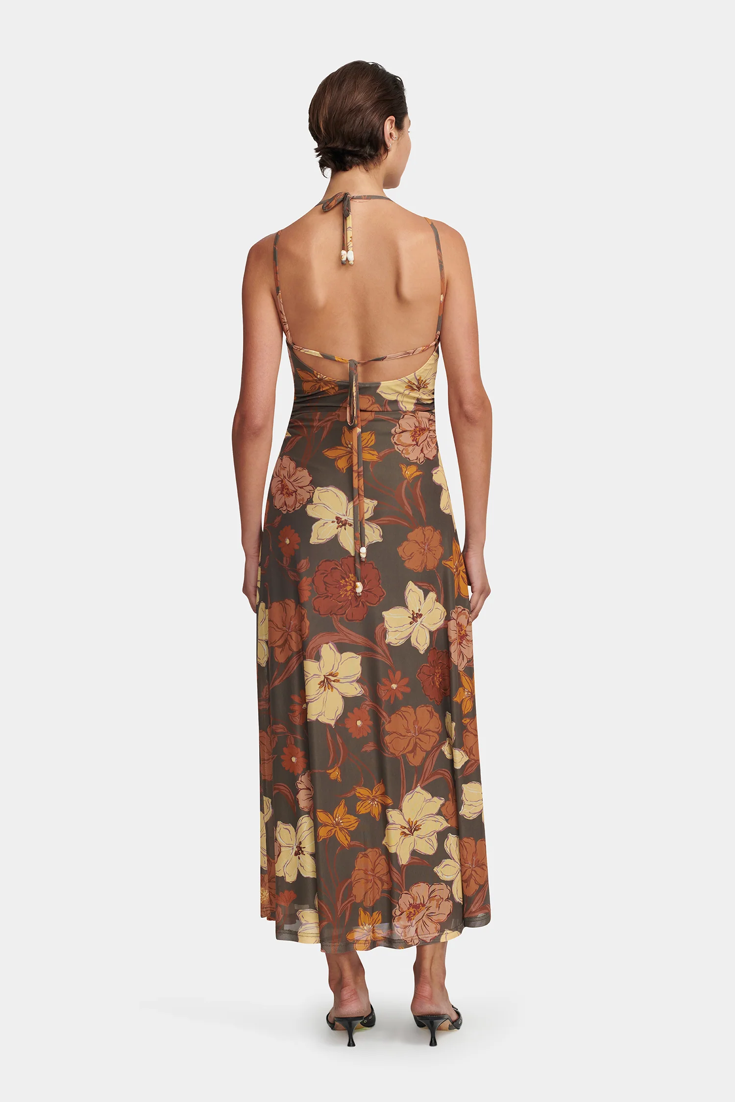 Odessa Maxi Dress Moss Floral