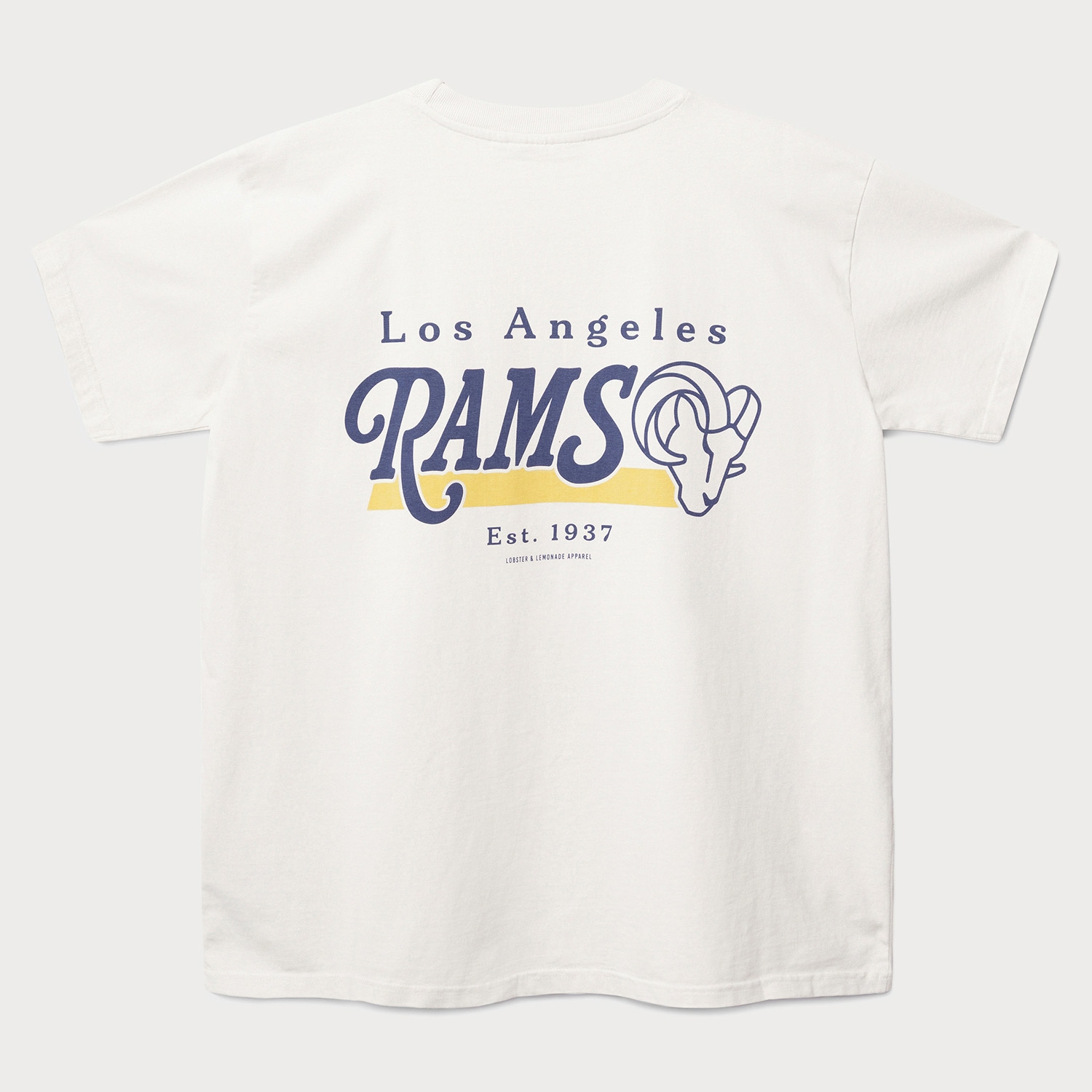Los Angeles Rams L&L '89 Classics NFL T-Shirt Light Gray