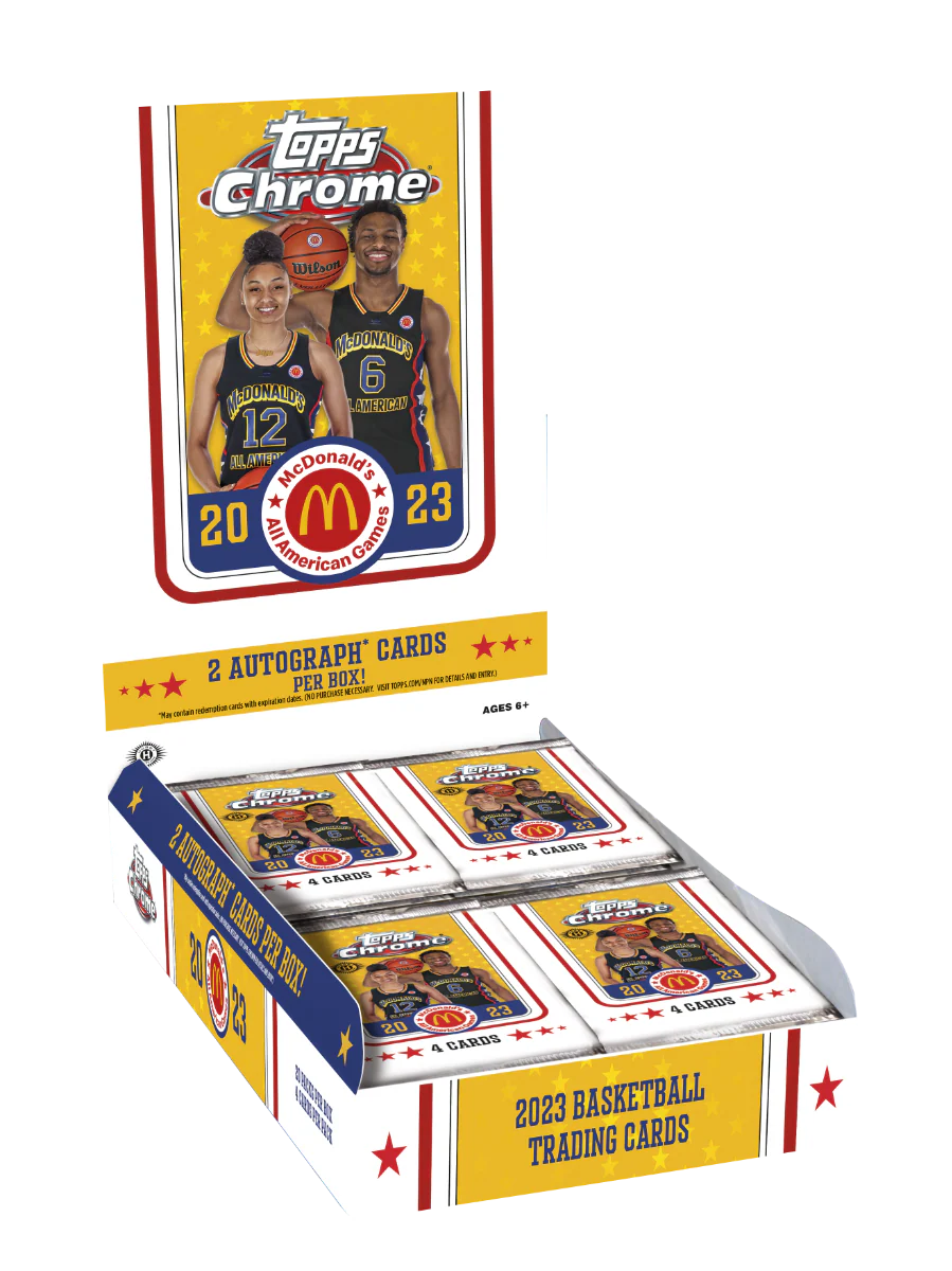 2023 Topps Chrome® McDonald's All-American Basketball - Hobby Box - UK