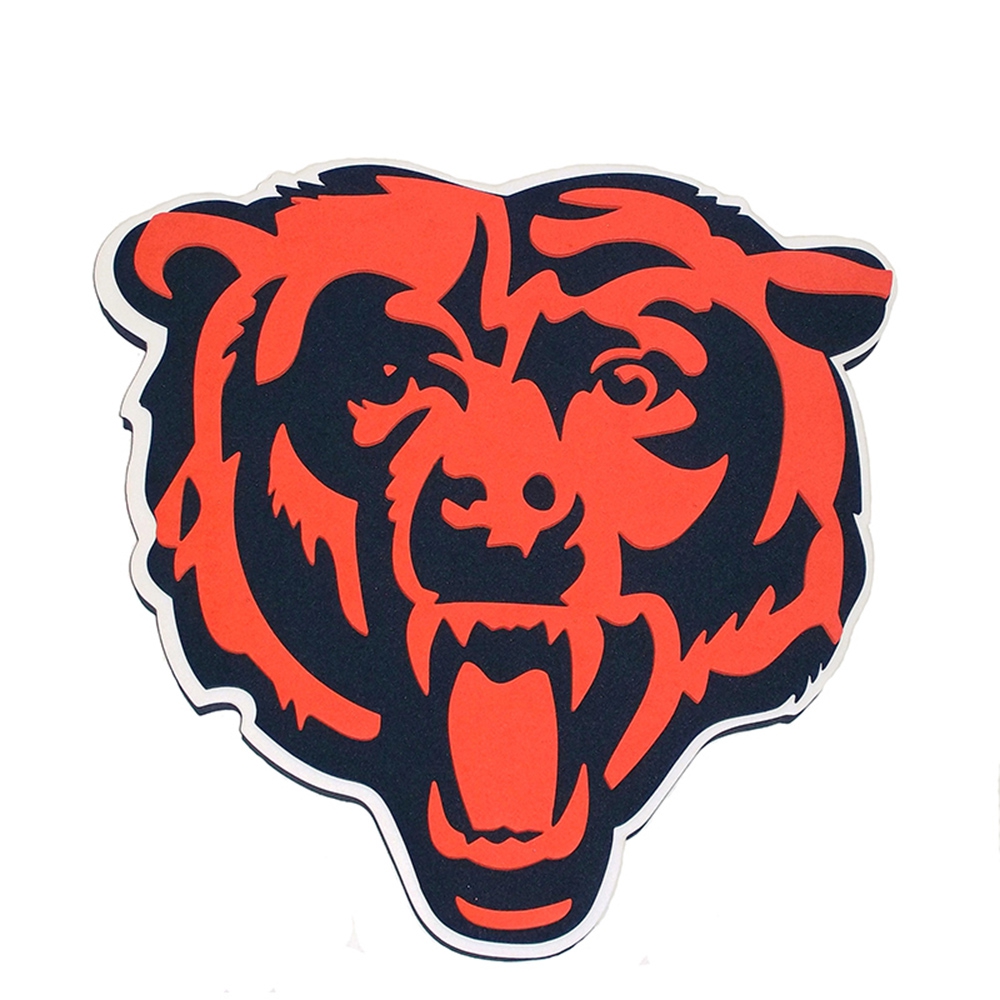 Chicago Bears NFL 3D Foam Logo Wall Sign