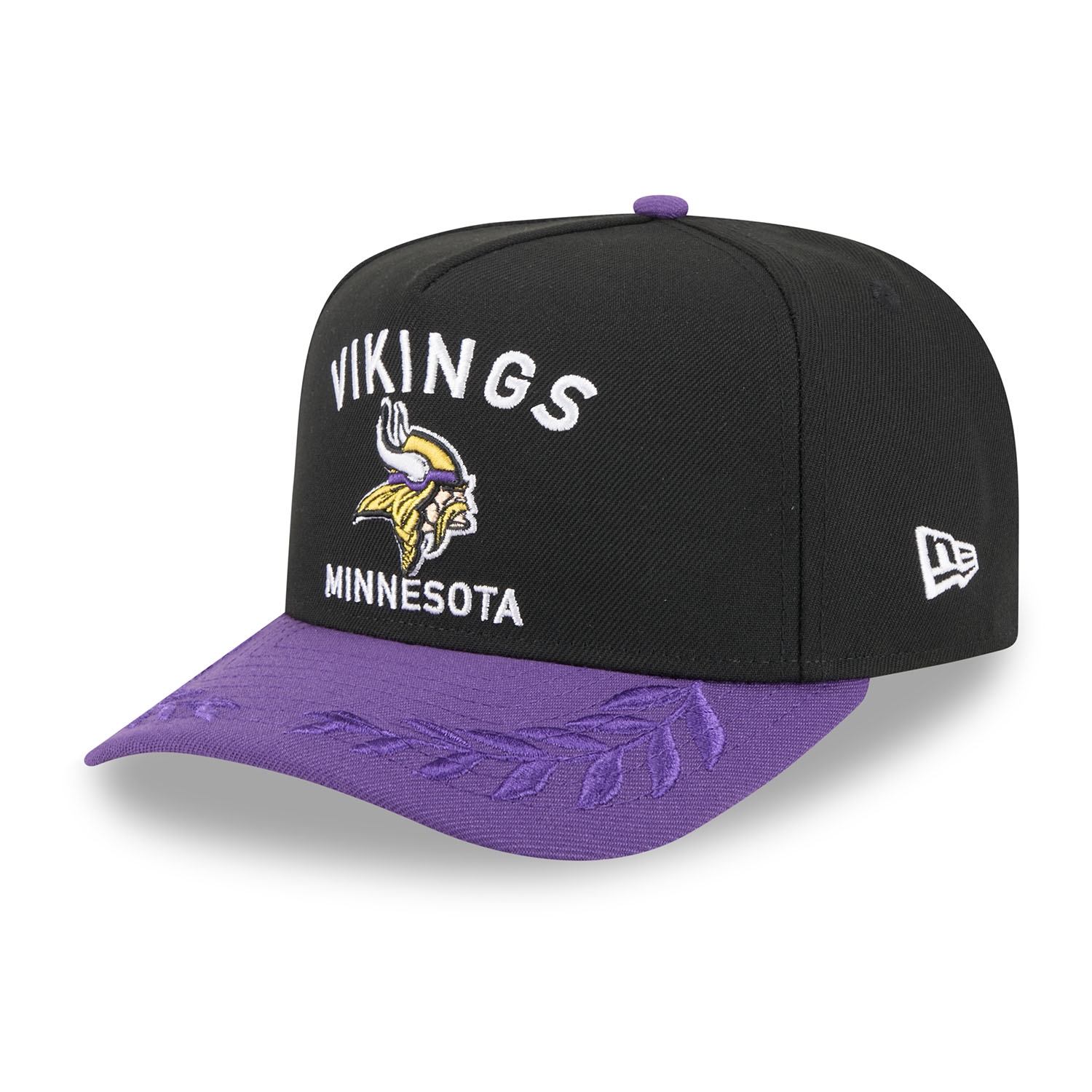Minnesota Vikings 2025 NFL Draft New Era 9FIFTY A-Frame Snapback Cap Black