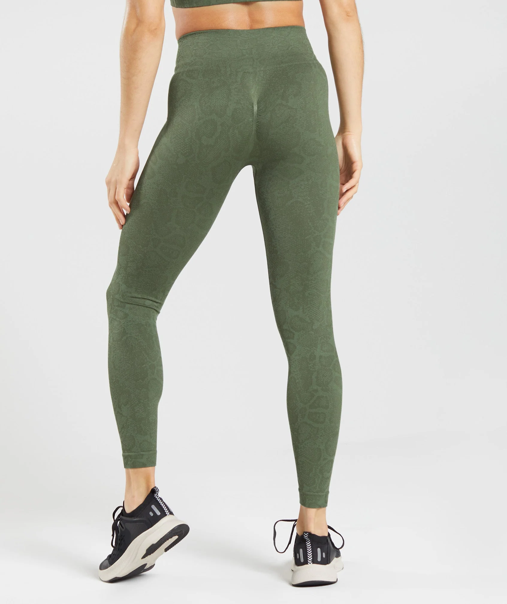 Adapt Animal Seamless Leggings Willow Green/Core Olive