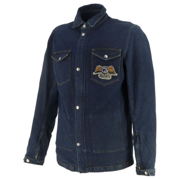 Moto Helstons Von Dutch Captain Surchemise - BlueRef: VDH0256