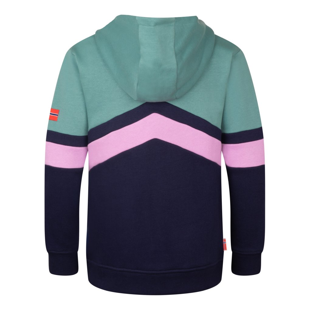 Trollkids Flekkefjord Jacket Girls - Deep Violet/Dusty Teal/Light Violet