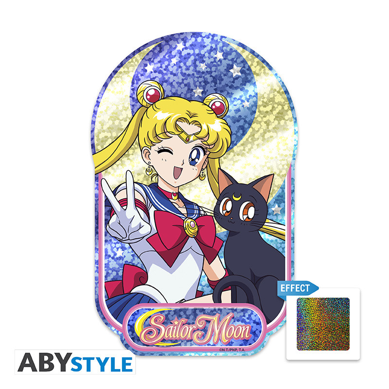 SAILOR MOON Individual Vinyl Sticker Sailor Moon & Luna