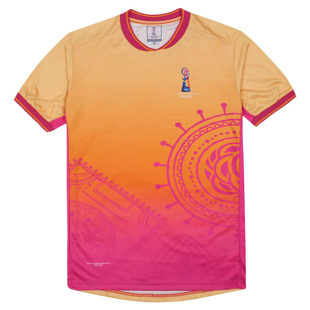 World football competition U17 Women's World Cup India Sublimated Jersey - Men's