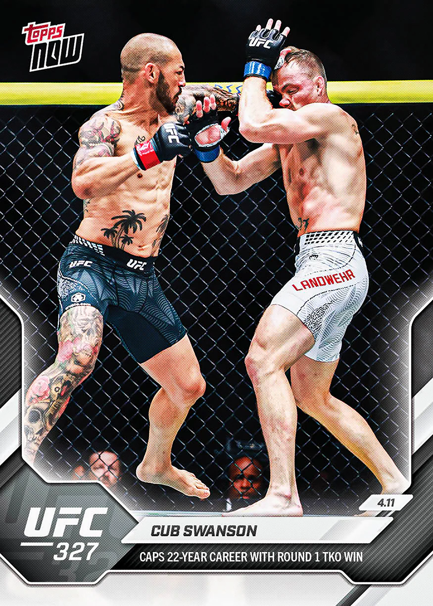 Cub Swanson - 2026 UFC Topps NOW® - Card 14