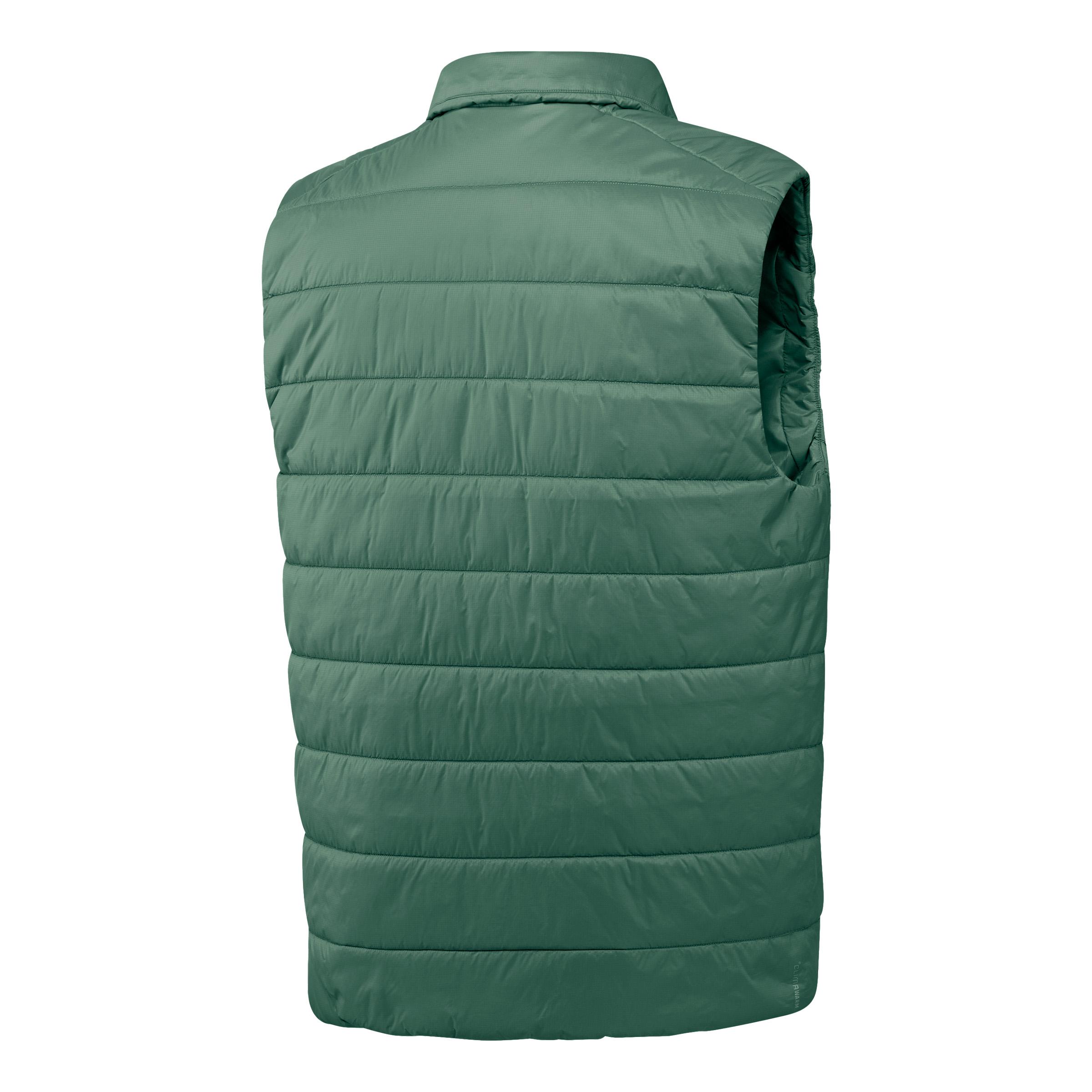 Mens adidas Terrex CLIMAWARM Rain Padded Vest Green