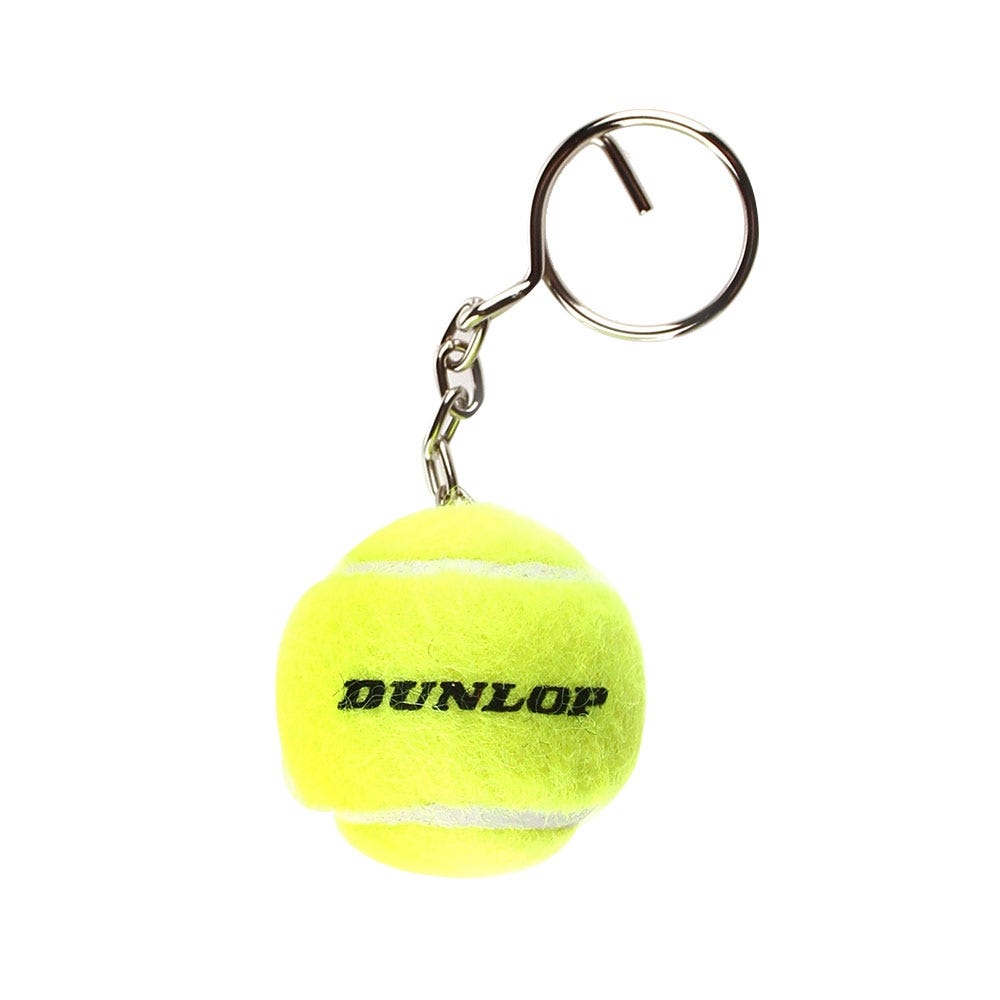 YELLOW DUNLOP KEYRING