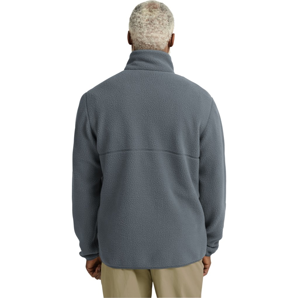Jack Wolfskin Lite Curl Full Zip Jacket Men - grey odessa