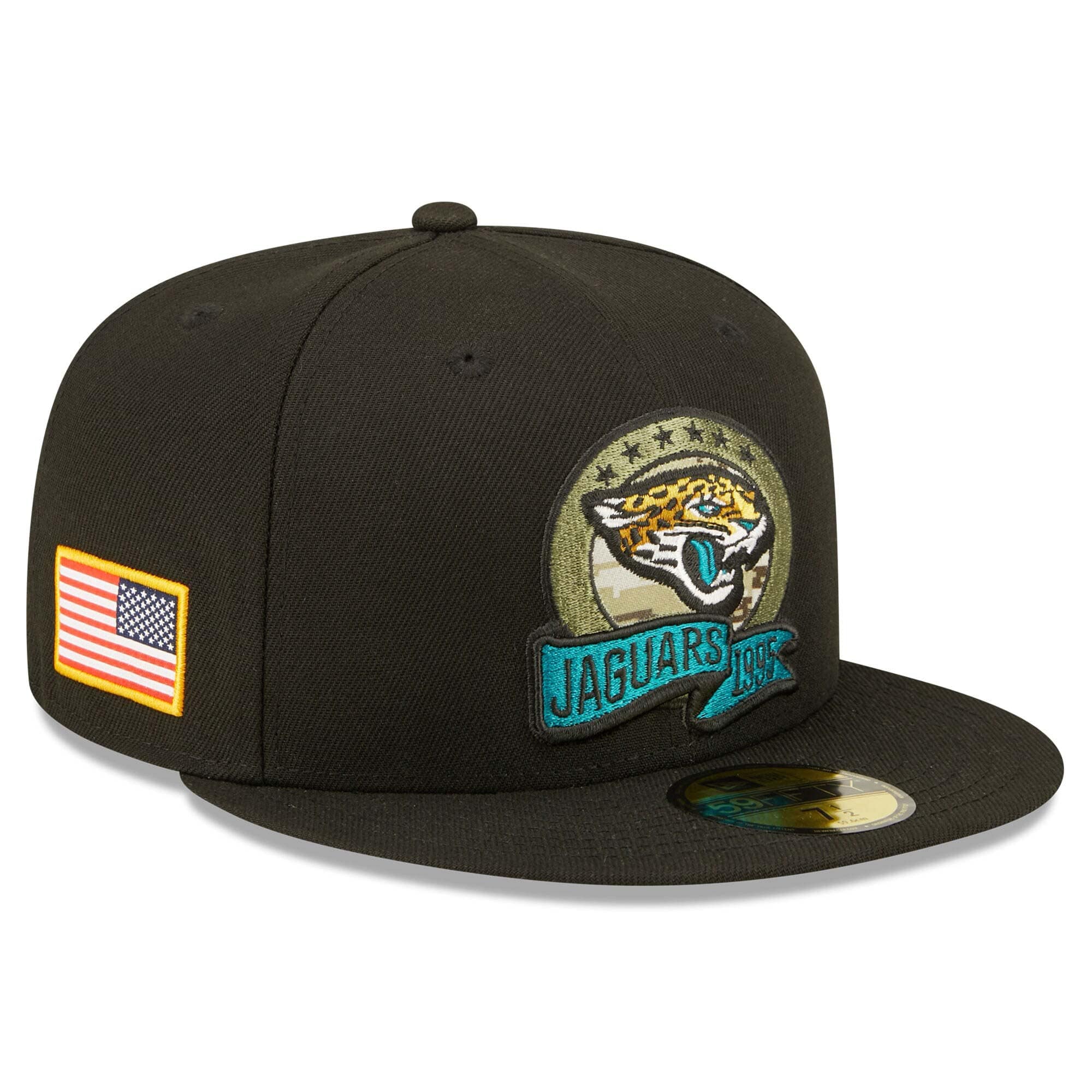 Jacksonville Jaguars 2022 NFL On-Field Salute to Service New Era 59FIFTY Fitted Cap