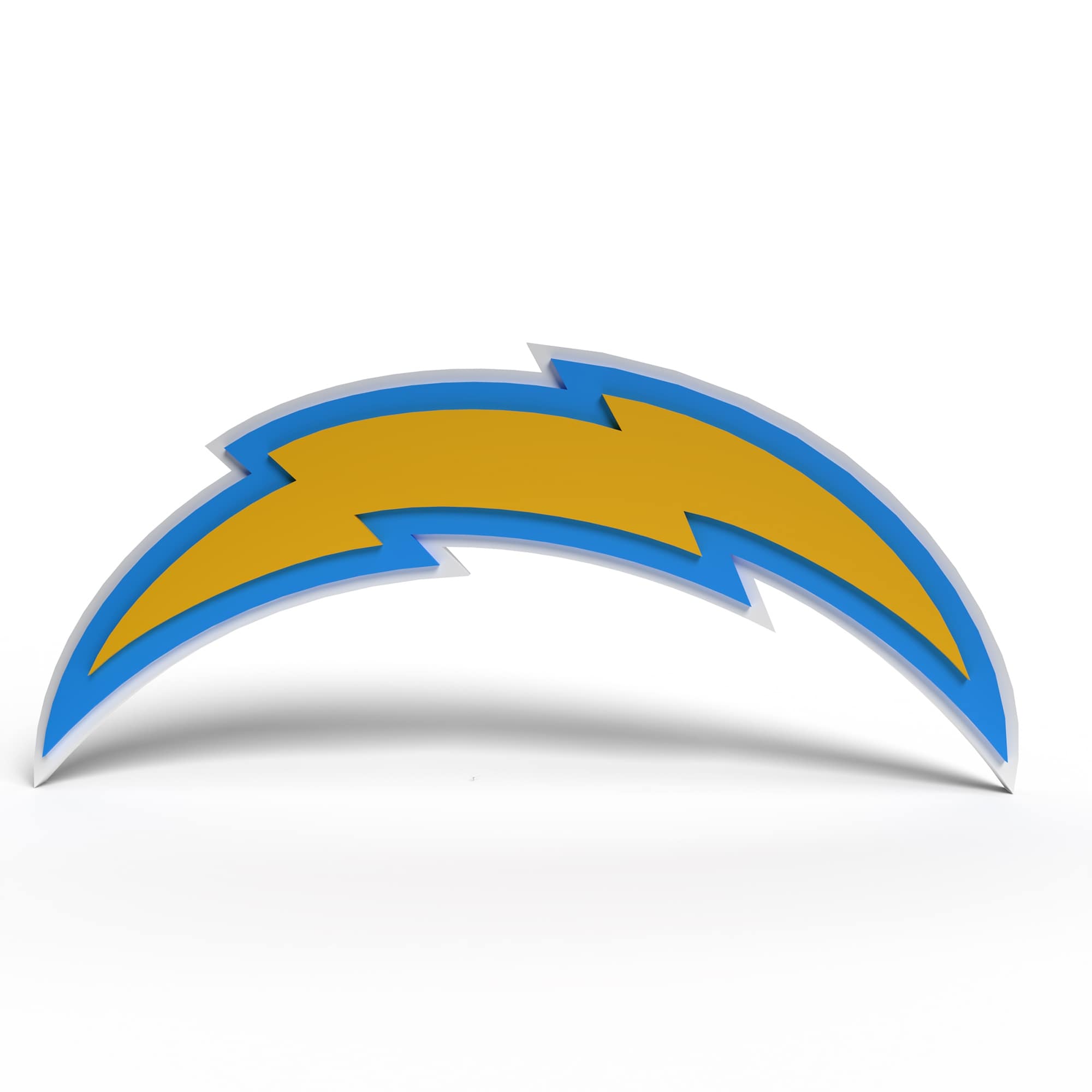Los Angeles Chargers NFL 3D Foam Logo Wall Sign