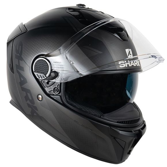 Shark SPARTAN GT Full-Face Helmet - ELGEN - Matt - BlackRef: SH1684