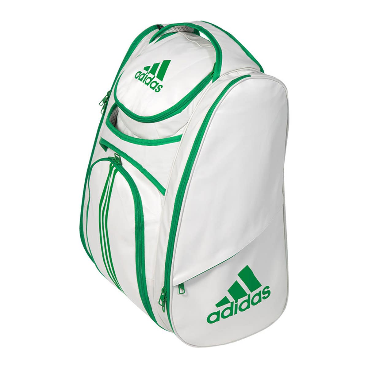 WHITE AND GREEN ADIDAS MULTIGAME PADEL BAG