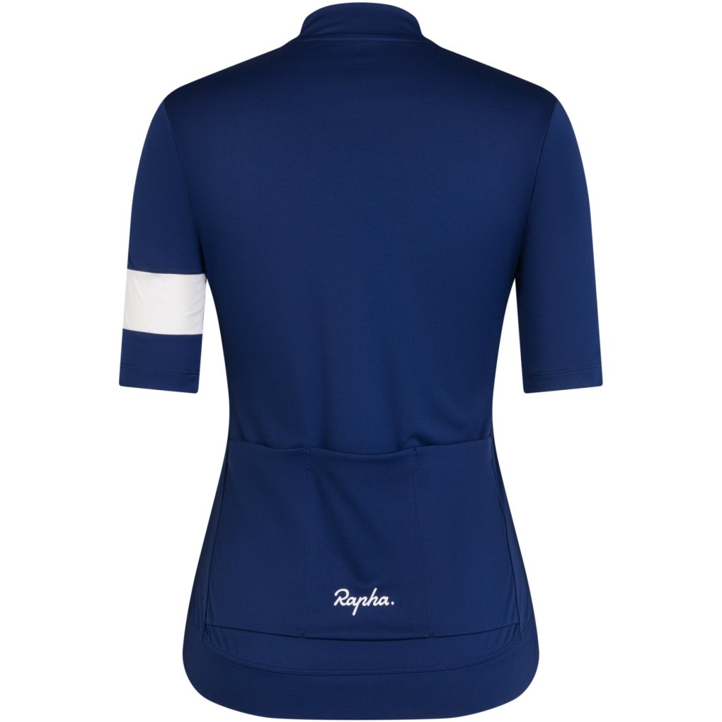 Rapha Core Short Sleeve Jersey Women - blue/white stripe