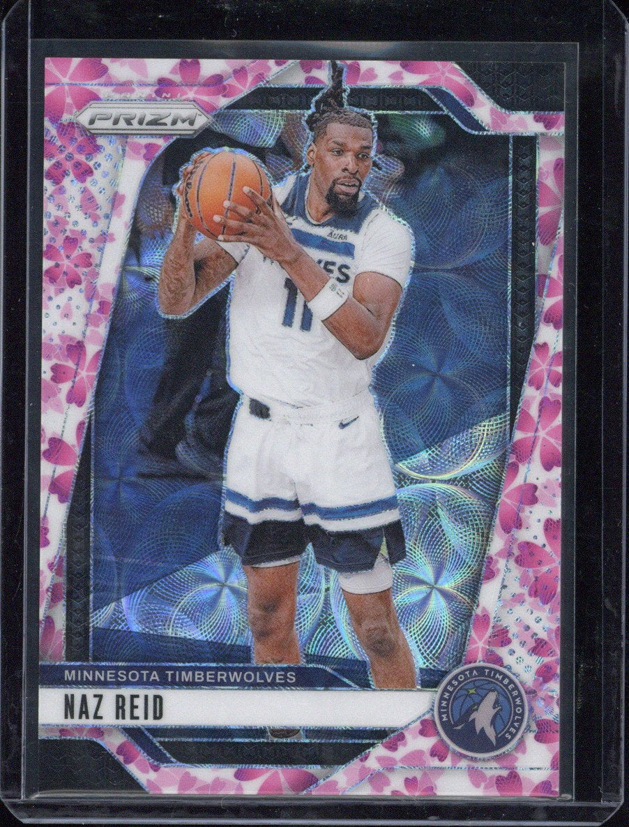 2024-25 Panini Prizm Naz Reid Cherry Blossom /20 #176