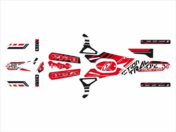 Kit déco Blackbird Traction Béta REV3 125/200/250Ref : BC00210A / 1053887