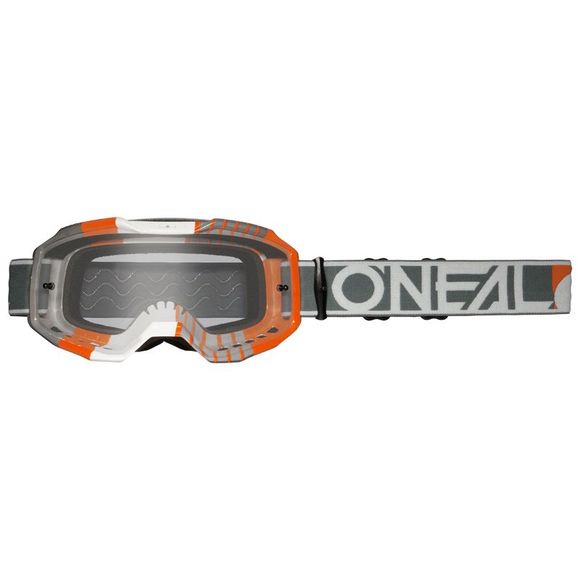 O'Neal B-10 cross mask - DUPLEX - CLEAR 2024 - White / GrayRef: OL1942