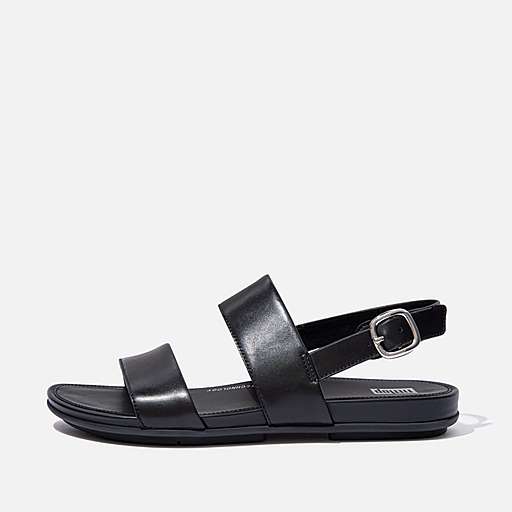 Leather Back-Strap Sandals