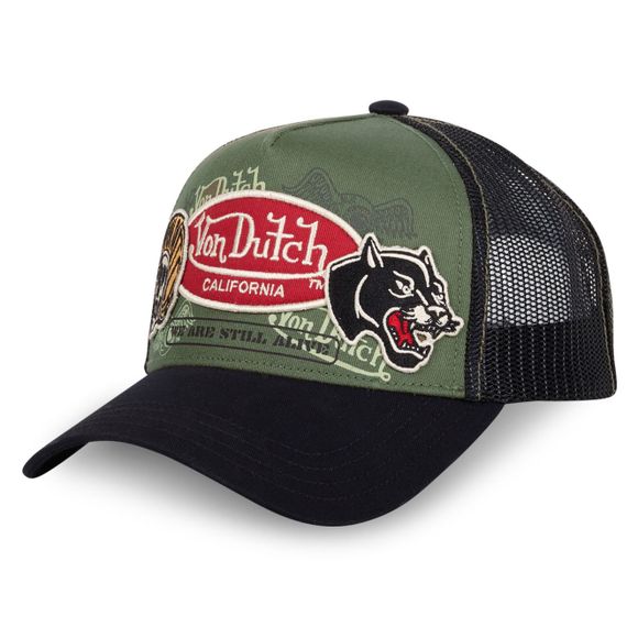Von Dutch Trucker Patches - Green CapRef: Vdh0208/Vd/1/Ct/Patches/05-To
