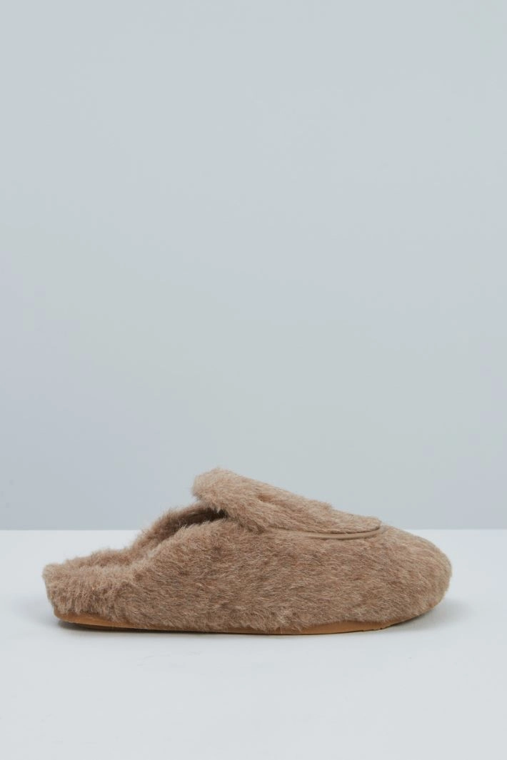 Teddy mules - CAMEL