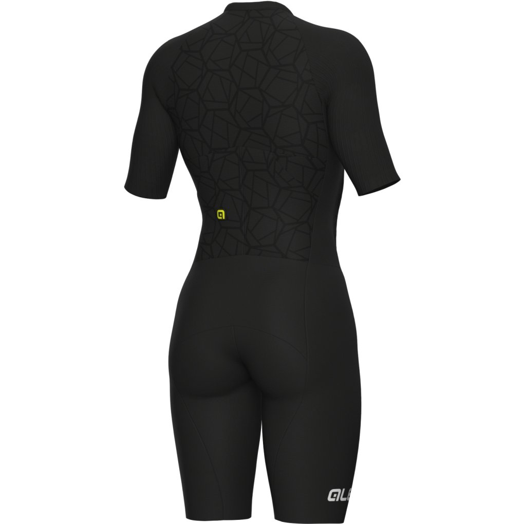Alé TRIATHLON Focus Short Sleeve Tri Skinsuit Women - black