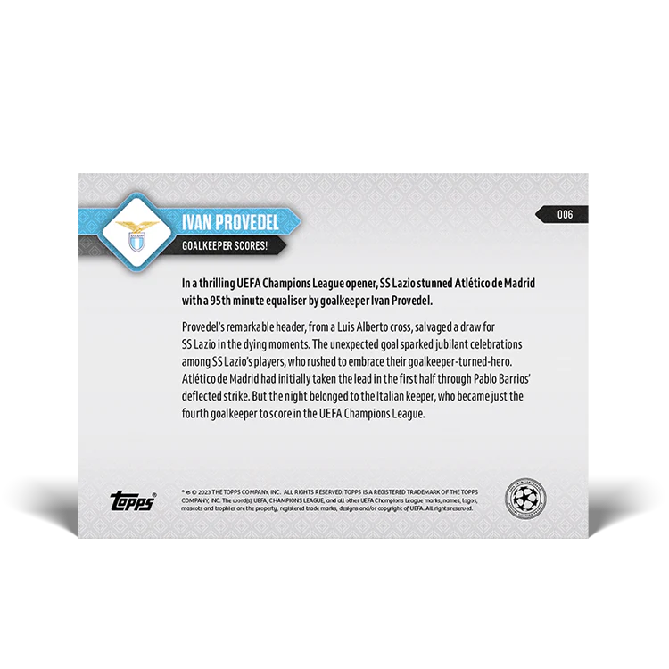 Topps UK - 10 Card Bundle - UCL TOPPS NOW® - #6-15