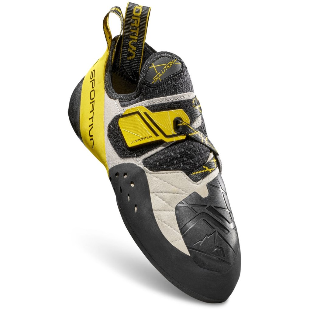 La Sportiva Solution Climbing Shoes Men - White/Yellow