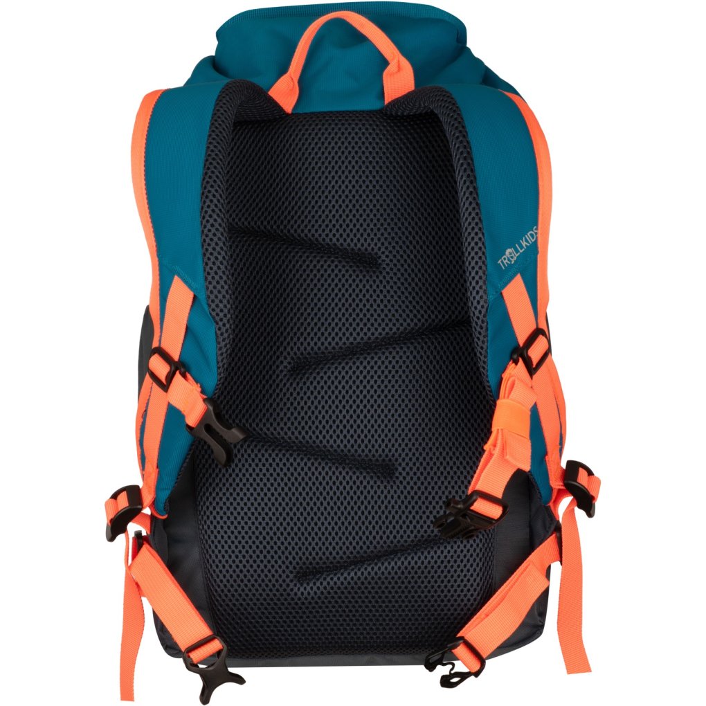 Trollkids Senja Pack 15L Kids - Atlantic Blue/Dark Navy/Glow Orange